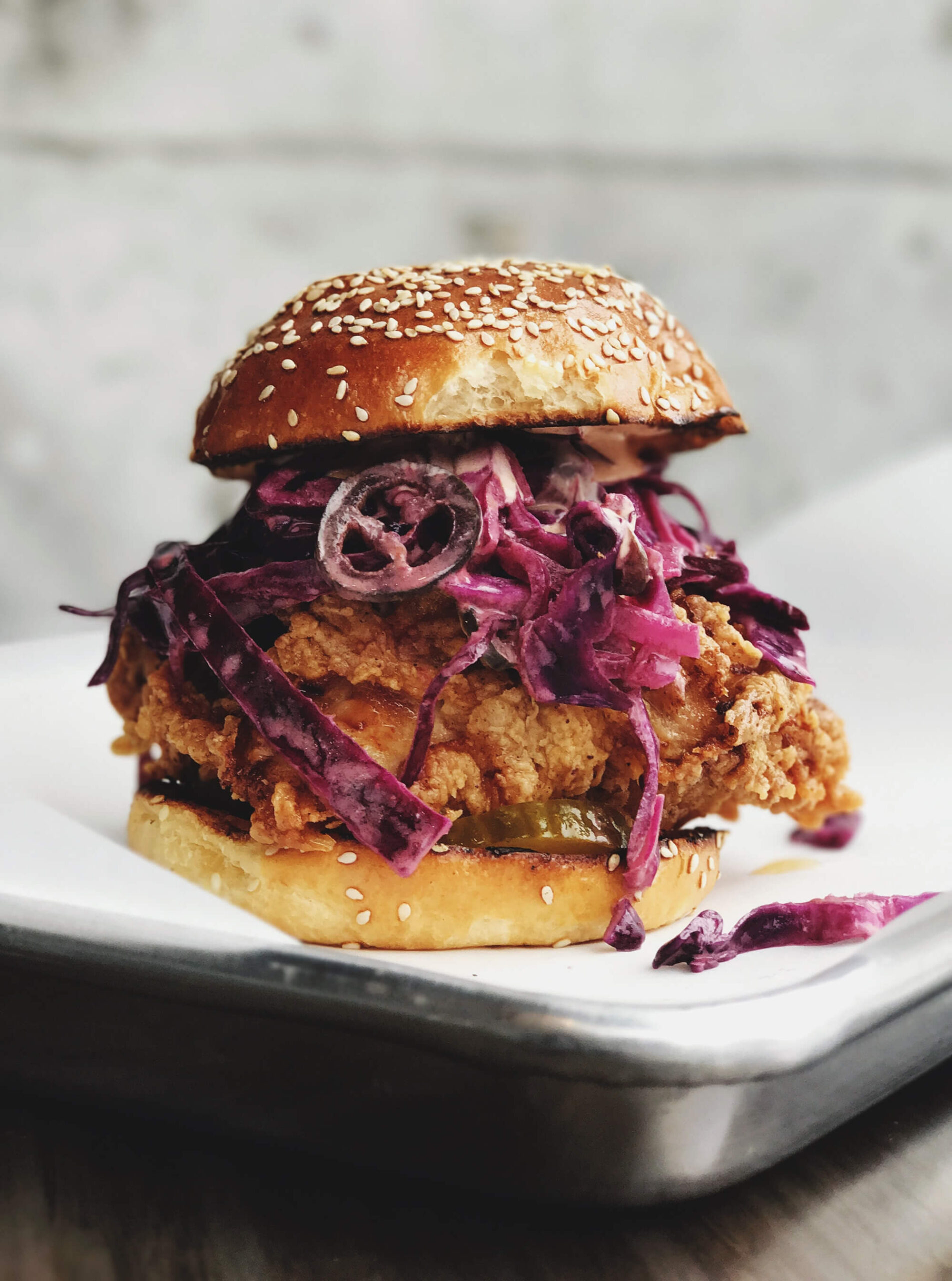 Ultra black bean and onion chicken mini burgers – da Alfredo | Ristorante a San Severo | Fast